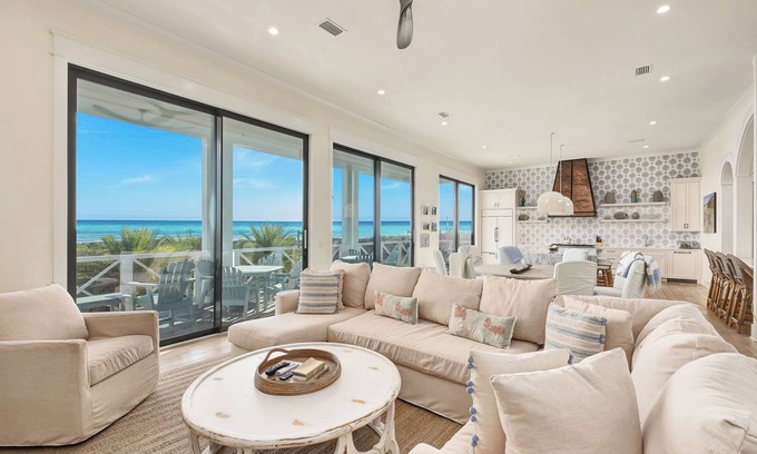 Inlet Beach House | Belle La Mer|Easy Beach Access|Unobstructed Gulf Views|Private Pool|Bocce Ball