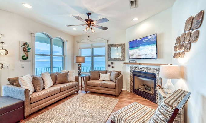 Seacrest Condo | Bikes, Beach, and Breathtaking Views! Beachfront Comfort Where Memories Are Made