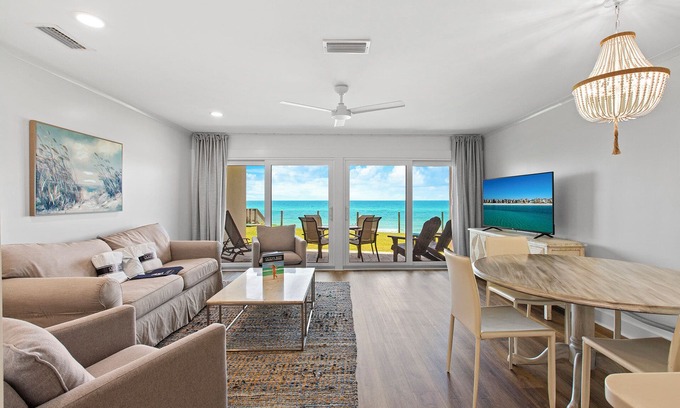 Santa Rosa Beach Condo | Blue Mountain Villas 12 - Gulf Front, Blue Mtn. Beach, 30A!, Prime Location!