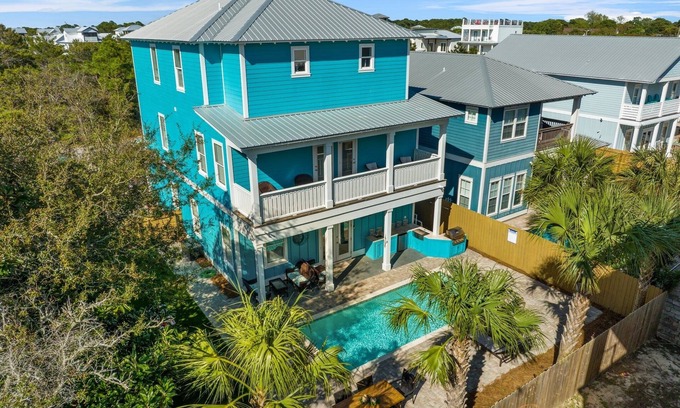 Frangista Beach House | ☀️ Blue Yonder | 6-Seat Golf Cart | Heated Pool* | $1K in Daily Free Tickets