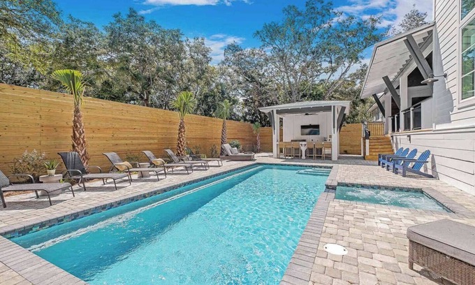 Dune Allen Beach House | Brandon’s Luxury Home with Private Heated Pool