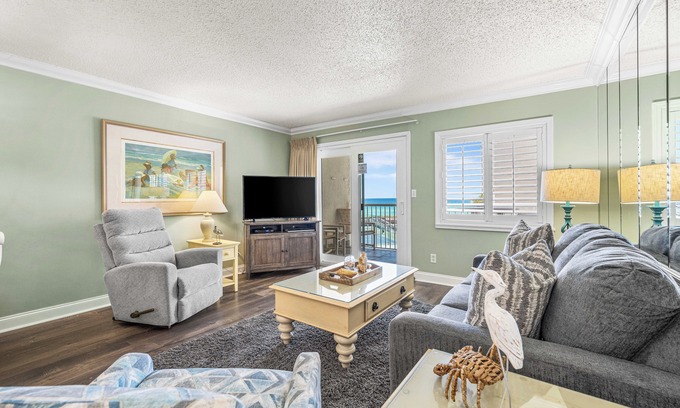 Holiday Isle Condo | Coastal Cool Beachfront Condo with stunning ocean views! (313)