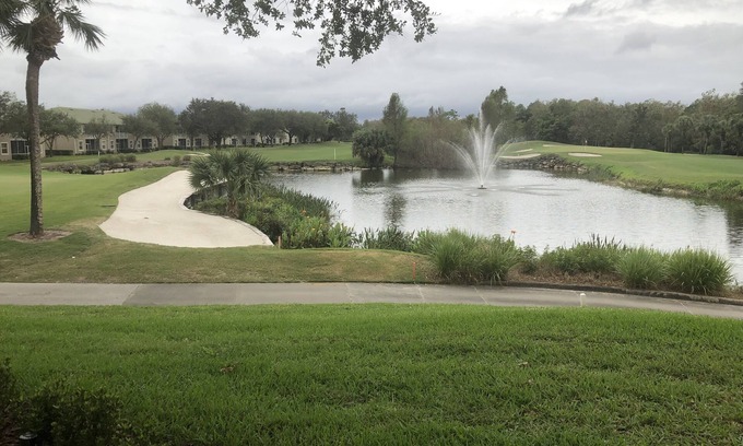 Naples Condo | Cypress Woods Golf and Country Club on 18th tee!