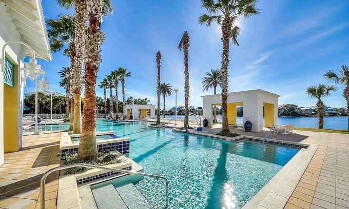 Sunnyside Apartment | Dog-friendly, lakefront condo with WiFi, pool, hot tub, tennis, & beach access