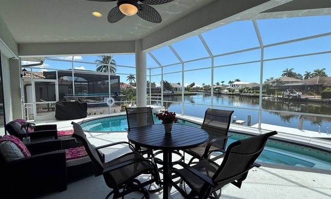 Marco Island House | Enjoy Sunny warm days, lounging poolside at this home