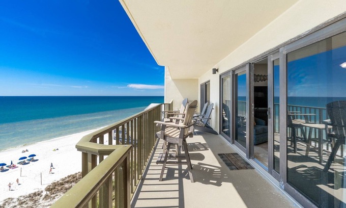 Lower Grand Lagoon Condo | Free Beach Package | Huge Balcony | Steps to Beach | FLPCB98
