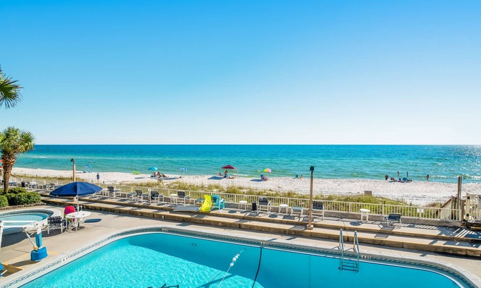 Fort Bay Condo | Gorgeous and cozy beachfront condo with shared pool and beach access