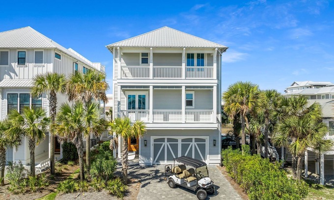 Grayton Beach House | Grayton Gold - Sunset Views, New Luxury Home, Bikes, Golf Cart, Private Pool