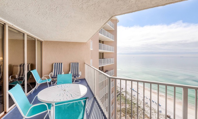 Gulf Lagoon Beach Condo | Gulf-front condo w/view, 3 resort pools, tennis & 1,500 ft of resort beachfront