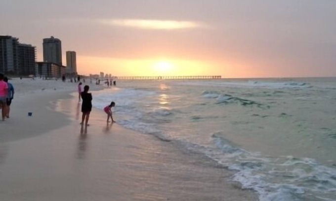 Panama City Beach Condo | Gulf Front Getaway Great View of Pool & Beach From Balcony With Reserve Parking