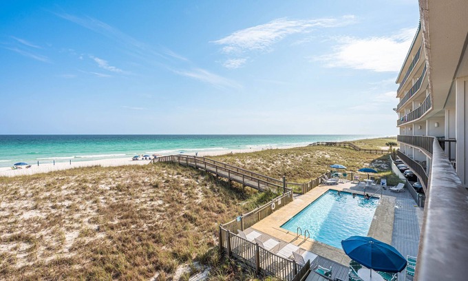 Navarre Beach Condo | Gulf Front View. Seashells and Sunsets Await in Paradise
