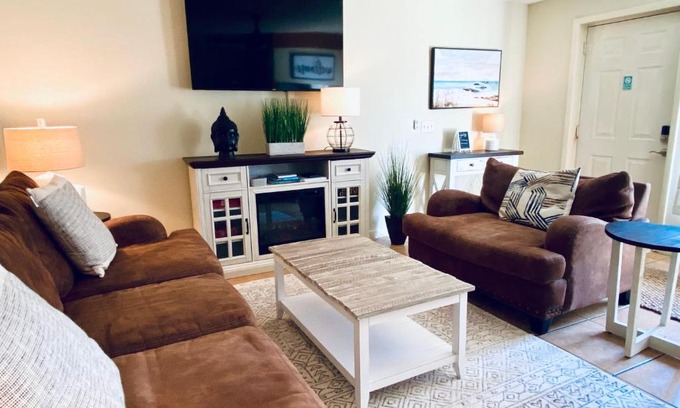 Biltmore Beach Apartment | Gulf of Mexico Getaway! Steps 2 sand, sun & surf! Car available!