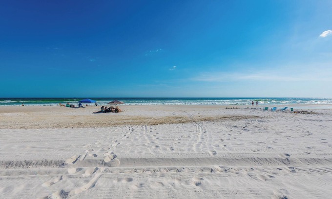 Thomas Drive House | Gulfside Getaway: Luxurious 4-Bedroom Coastal Retreat With Private Pool