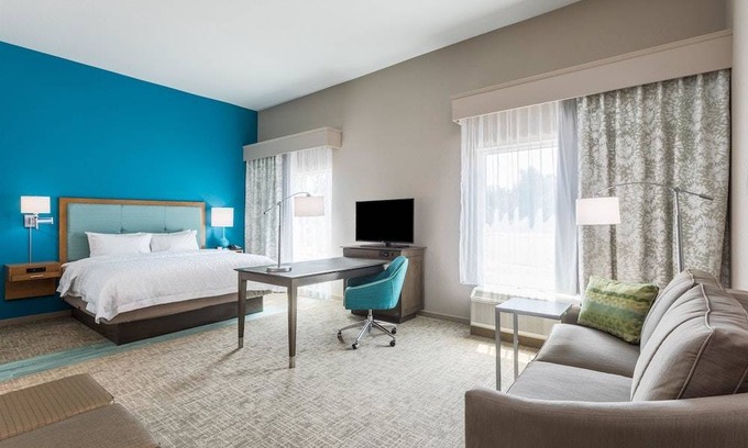 Mary Esther Hotel | Hampton Inn & Suites Mary Esther-Fort Walton Beach 1 King Studio Suite Hearing Accessible