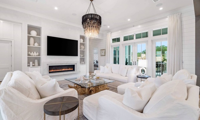 Dune Allen Beach House | Loaded Pet Friendly Gem w Gulf Views Pool Cart