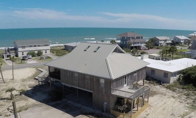St. George Island House | LOCATION, LOCATION, LOCATION! SEABBATICAL has some of the best gulf views around!