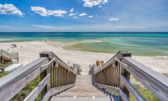 Inlet Beach House | Luxe Home w Private Beach Access Bikes Comm Pool