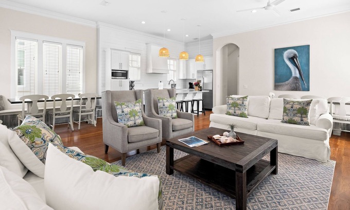 Inlet Beach House | NEW Spacious Home with Bikes, Private Beach Access and Community Pool