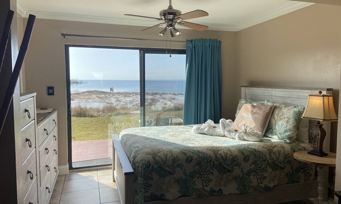 Navarre Beach Apartment | New to VRBO - Waterfront, Ground Floor, 1 Bedroom Studio "After Dune Delight
