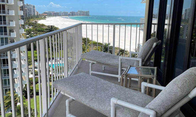 Marco Island Apartment | Newly remodeled condo with beautiful view by the Gulf and private beach access.
