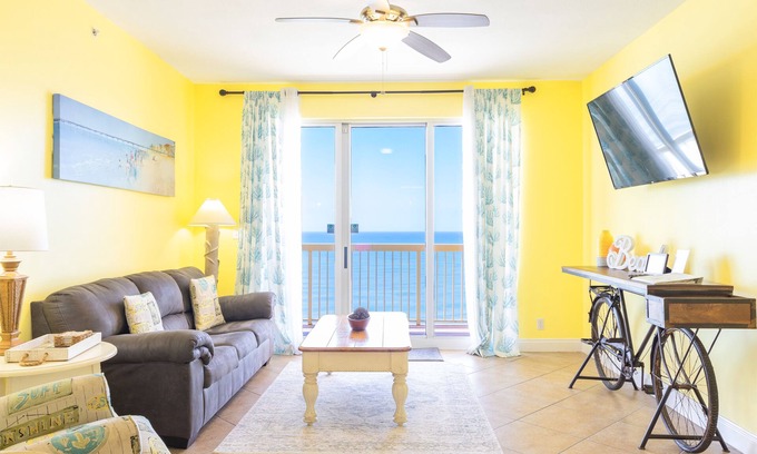 Panama City Beach Condo | Newly Renovated! Breathing Taking Sunsets! Beautiful 21st FL Calypso Condo.