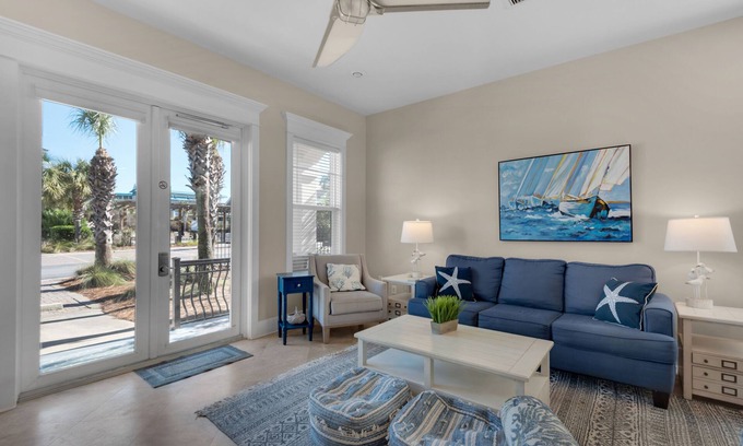 Miramar Beach House | OPEN 7/5-8,LATE SUMMER SPECIALS! 4BR/4BA+Bnks private beach access,close to pool