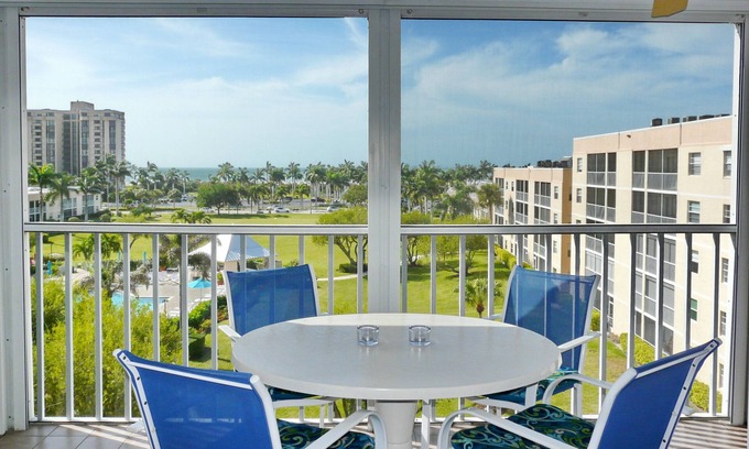Marco Island Condo | Peaceful, west-facing condo w/ hot tub, heated pool & brief walk to beach