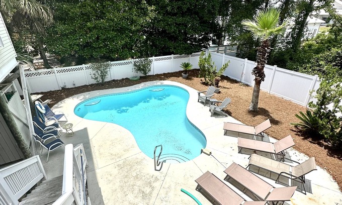 Gulfview Heights House | Pet friendly home w/Private Pool, Golf cart & south of 30A, close to beach