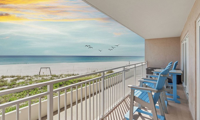 Gulf Lagoon Beach Condo | Private Balcony | Contemporary Styled | First Floor | FLPCB11