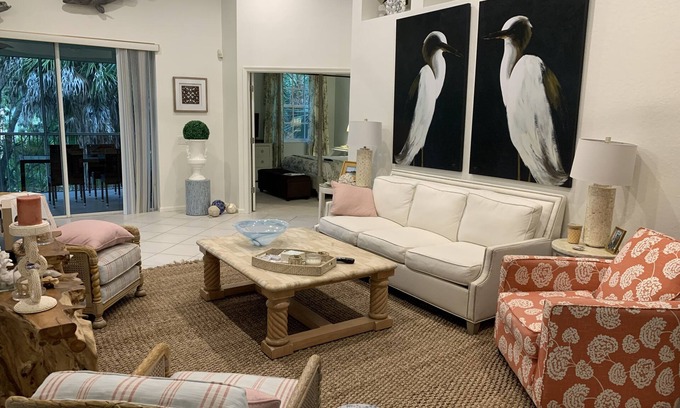 Estero Condo | Private Beach West Bay Club, Estero, gated community