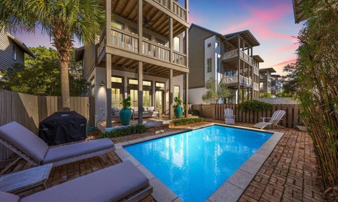 Rosemary Beach House | Private Heated Pool/5BR/Located Close to Beach & Rosemary Town Center