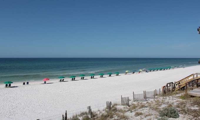 Seagrove Beach Condo | Reach out & touch the ocean, private beach, secure gated complex