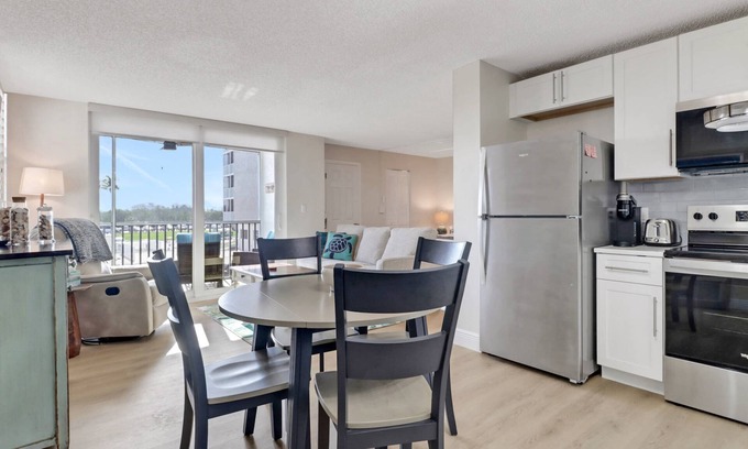 Bonita Springs Condo | Remodeled! Cozy & Charming Studio Condo! Walk to Beach! Pickleball, Beach Gear, Parking & WiFi!
