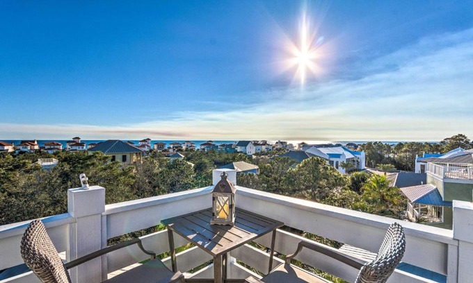 Dune Allen Beach House | Santa Rosa Beach Oasis with Rooftop Deck and Gulf View