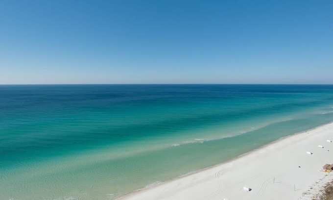 Panama City Beach Condo | Spacious Tropical Oceanfront Condo - Unit 1806 by RedAwning