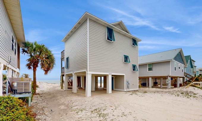 Cape San Blas House | Spacious & updated waterfront home w/decks, beach views & private boardwalk