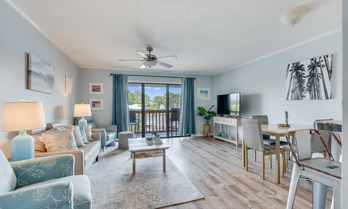 Gulf Lagoon Beach House | Steps from Beach, 3bed 3bath, Sleep 6, Sunrise Water View, Monthly Rates