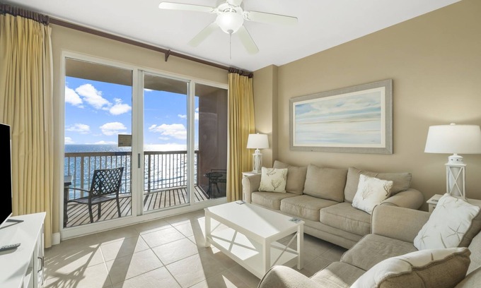 Panama City Beach Condo | STUNNING VIEWS FROM THE BALCONY! BCH SRVC INCL!