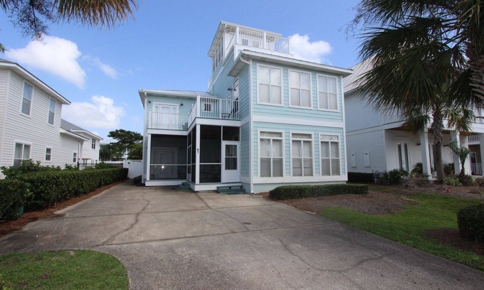 Crystal Beach House | Sugar Sands- Private Pool!