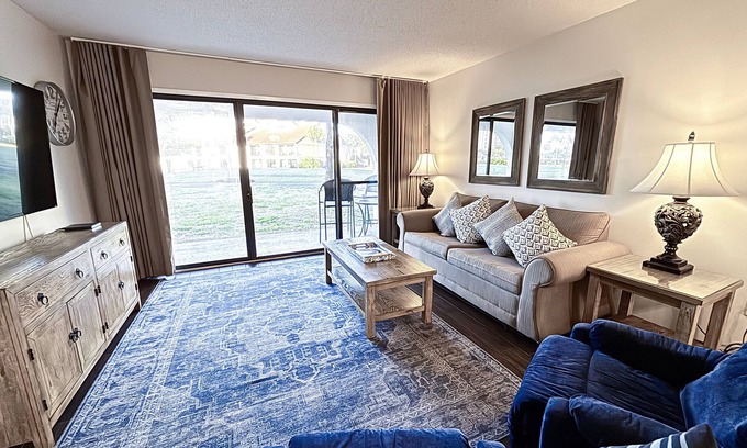 Panama City Beach Condo | Sunny by the Sea-Edgewater Villa 608-Ground Floor-Free Beach Tram-Freshly Renovated-Fun in the sun!