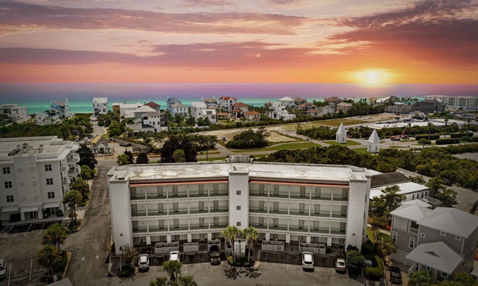 Rosemary Beach Condo | "Sunset Views #305"-Sleeps 4-Ocean and Sunset Views-Balcoy
