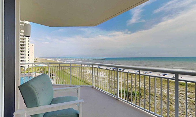 Navarre Beach Condo | The Pearl of Navarre #401 - Gulf Front Condo!