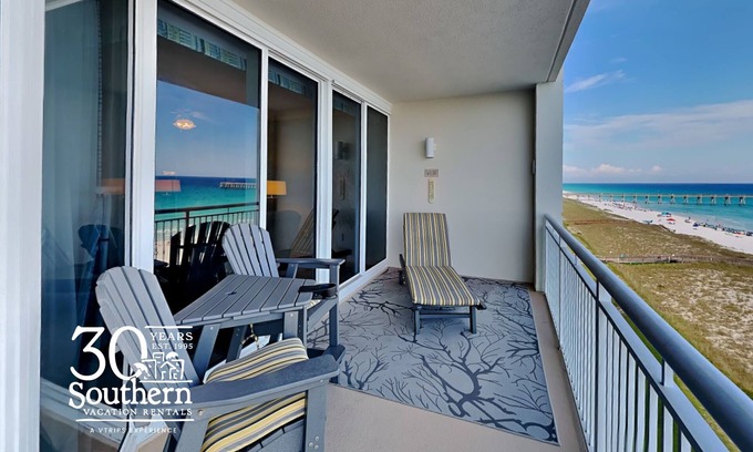 Navarre Beach Condo | The Pearl of Navarre #602 - Gulf Front Condo!