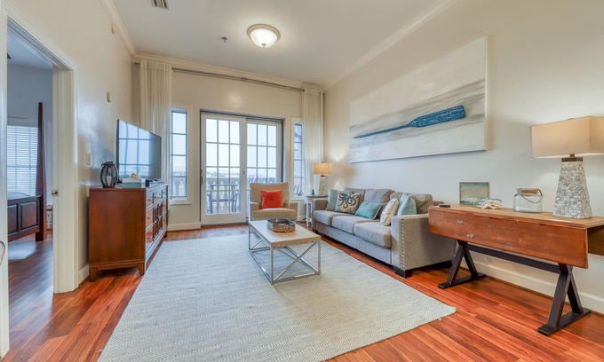 Seacrest Beach Condo | Top floor condo steps to the beach Shared pool & close to shopping & dining