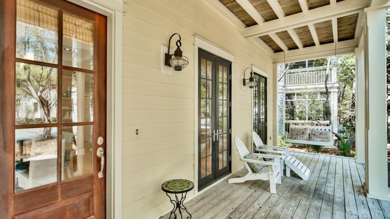 Photo of Patio Balcony in Watercolor