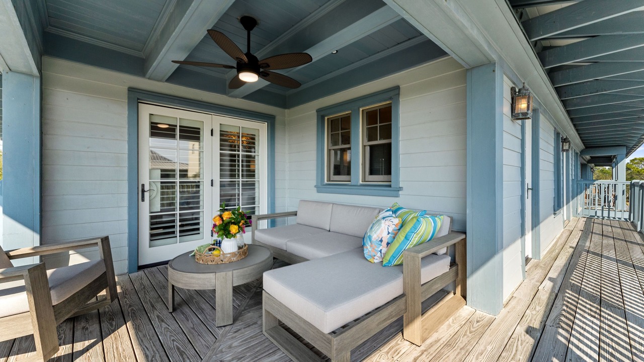 Photo of Patio Balcony in Watercolor