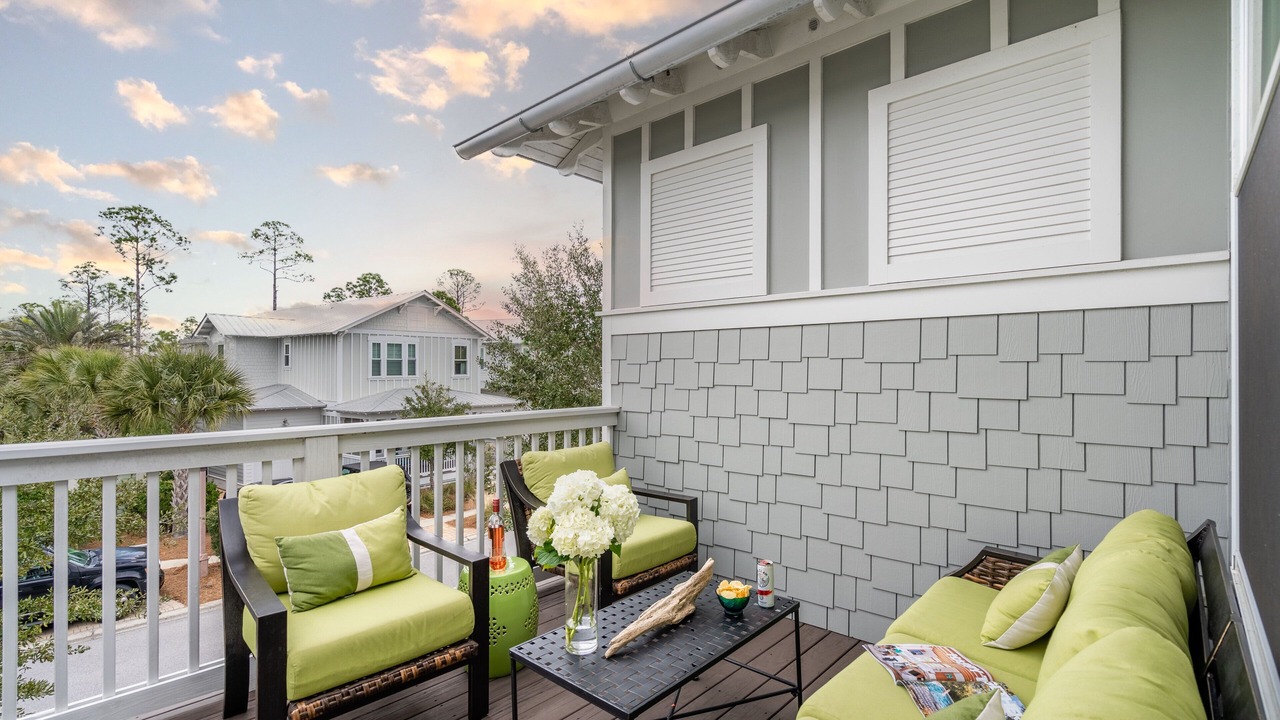 Photo of Patio Balcony in Watercolor