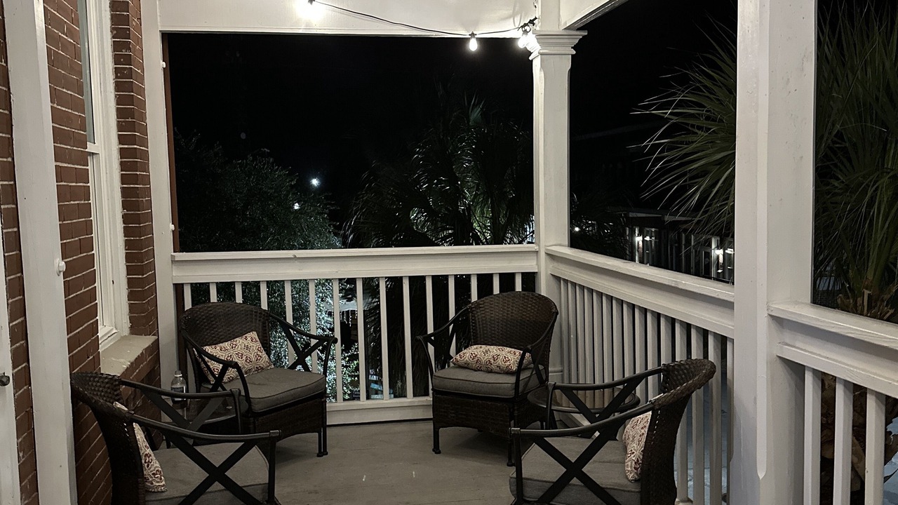 Photo of Patio Balcony in Historic Downtown Apalachicola