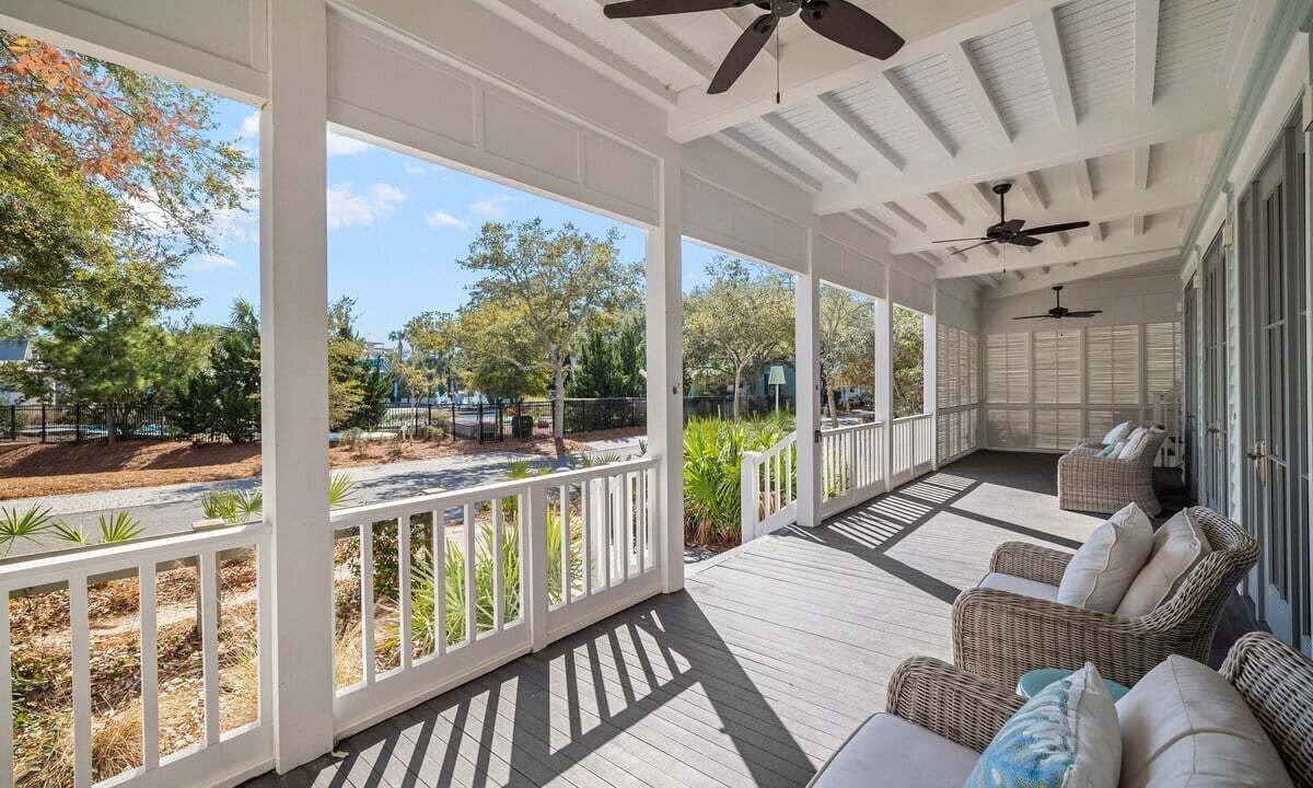 Photo of Patio Balcony in Watercolor