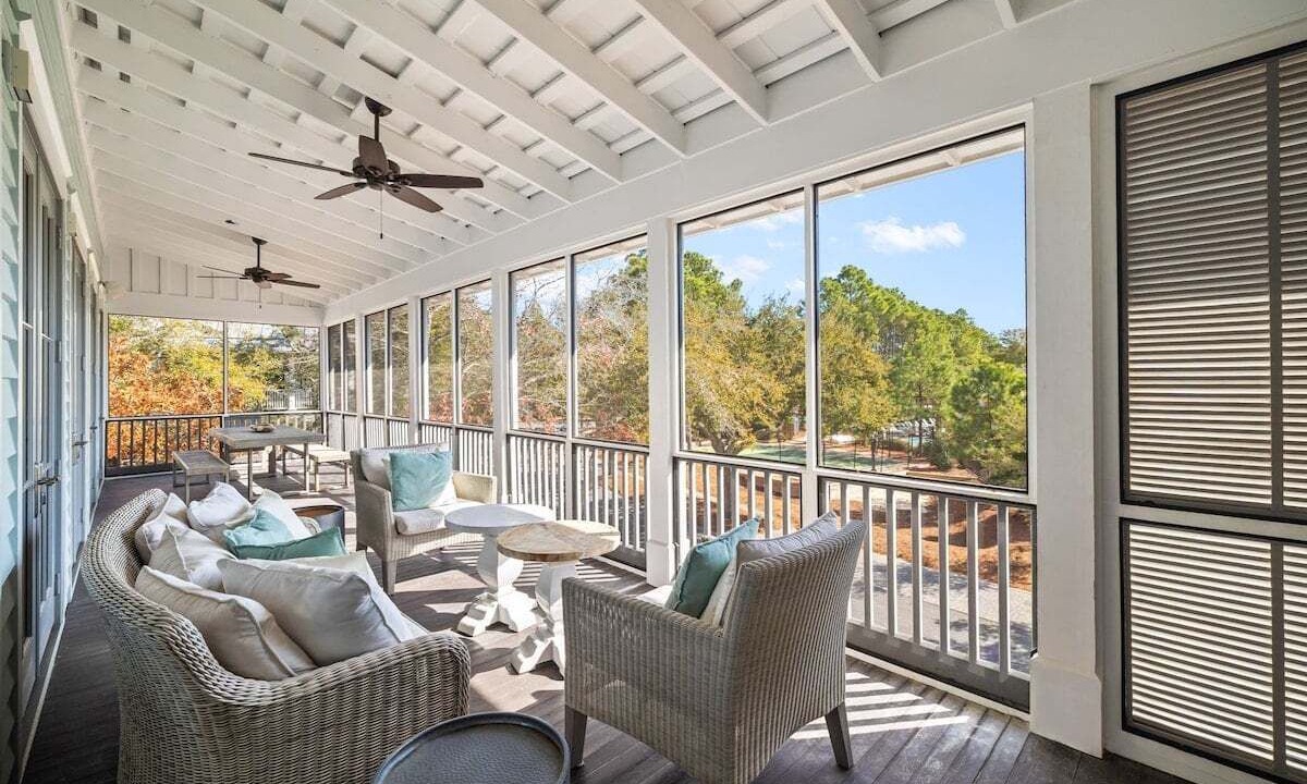 Photo of Patio Balcony in Watercolor
